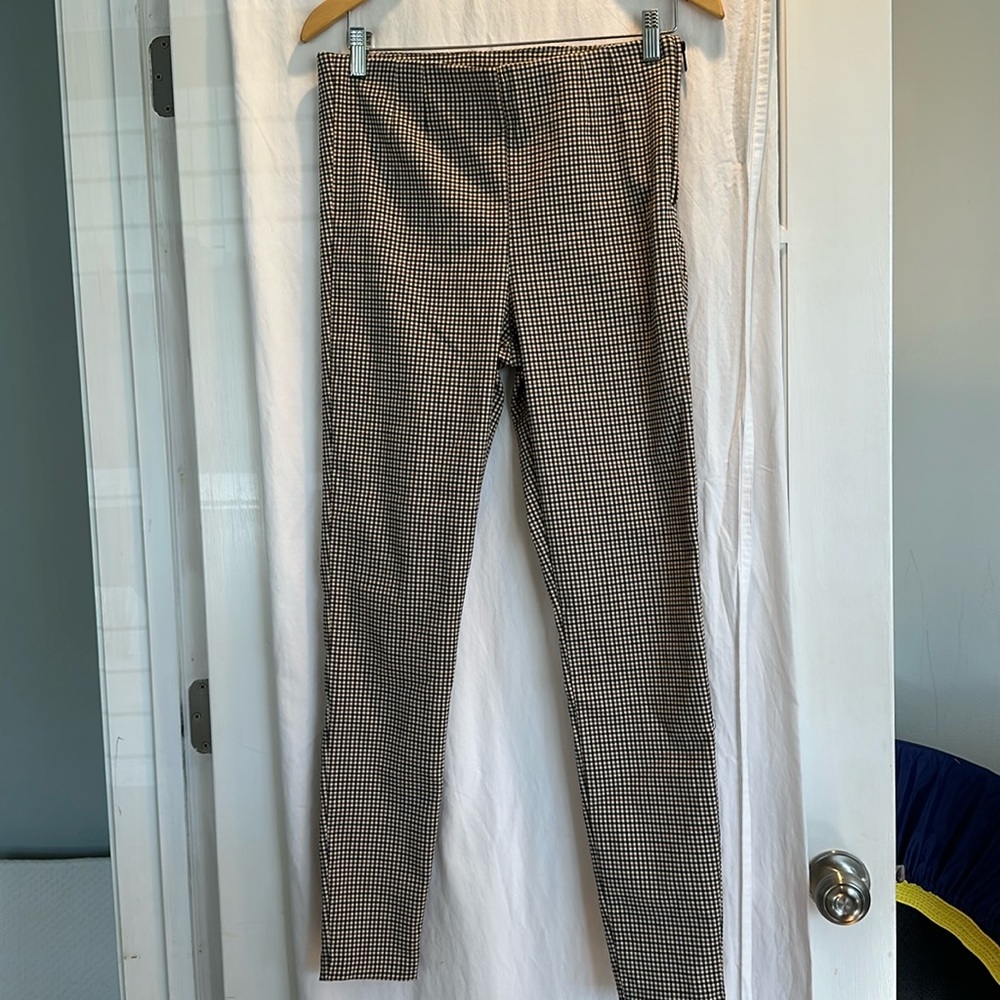 Zara Plaid Stretchy Pants